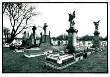 Fotografia Antiga De Londres: Cemitério leste de Londres