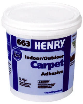 Henry 12183 663 Outdoor Carpet Adhesive, 1-Qt. - Quantity 1 - Image 1 of 2