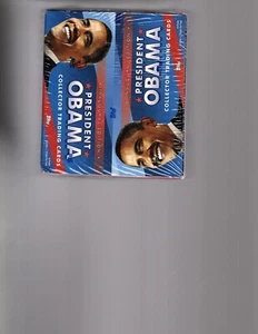PRESIDENT OBAMA WHOLESALE BOX OF COLLECTOR TRADING CARDS TOPPS 24 PACK (bb8 - Picture 1 of 1