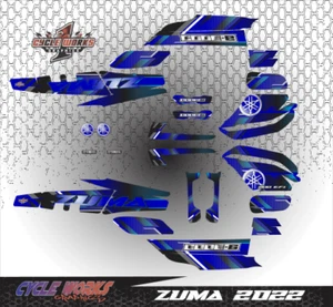 Zuma Chuma Yamaha Full set Graphics Decals Stickers Kits ZMFLL4 - Picture 1 of 1