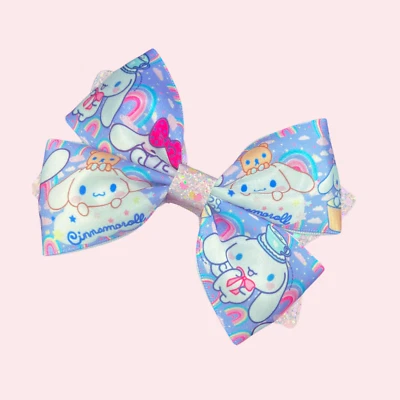 Lazo para el cabello Sanrio Cinnamoroll Hello Kitty, lazos para niñas, lazos para niños pequeños Foto 1 de 2