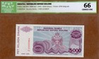 CROATIA / Krajina 5000 Dinara 1993 / 66 CHOICE UNC