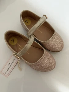 Cupcake und Kaschmir kleine Mädchen Schuhe Glitzer Rosegold Gr. 7 - Bild 1 von 3