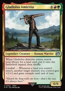 Gladiolus Amicitia , Final Fantasy , #224 MTG Uncommon - Picture 1 of 1