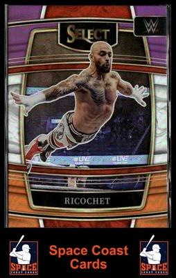 2022 Panini Select WWE #26 Ricochet Purple and Orange Prizm - Image 1 of 2