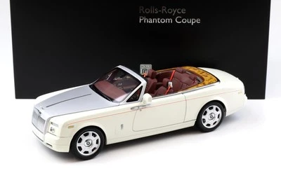 1:18 Kyosho Rolls Royce Phantom Drophead Coupe Inglese Bianco KS08871EW2 - Immagine 1 di 4