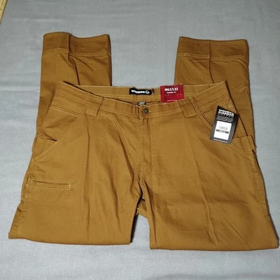 Мужские хлопчатобумажные рабочие штаны Wolverine 42x32 современного покроя Guardian — кедр - Изображение 1 из 4