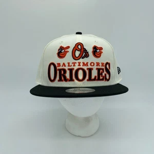 New Era 9Fifty Baltimore Orioles MLB Snapback Hat Cap White Adjustable Mens - Picture 1 of 6