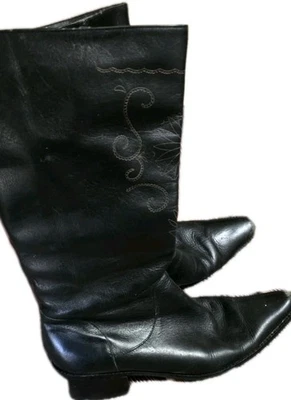 Botas Matisse para mujer talla 9. Vaquera negra con cremallera - cuero occidental ver descripción Foto 1 de 4
