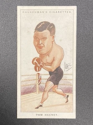 1928 W.A. & A.C. Churchman Men of the Moment – Small #14 Tom Heeney - Image 1 of 2