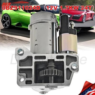 0BZ911024D Starter Motor For Audi R8 Lamborghini Huracan EVO LP580 LP600 LP600 - Image 1 of 4