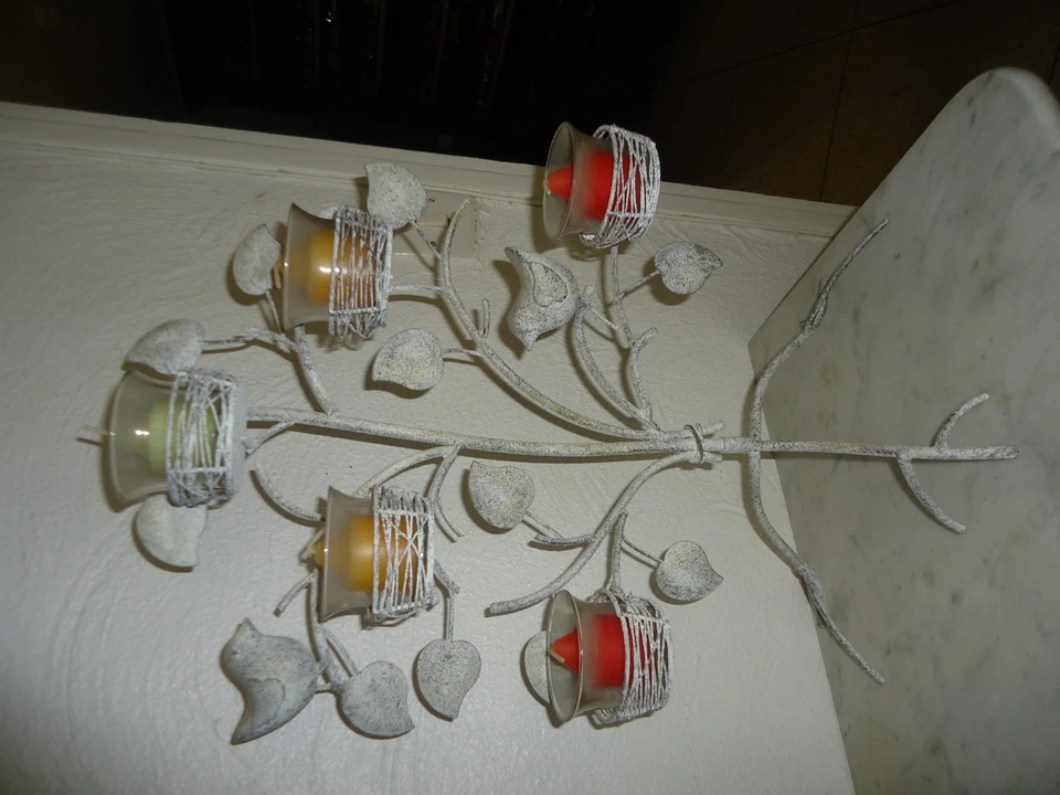 partilyte  porte bougies en fer  tbe - Photo 1/1