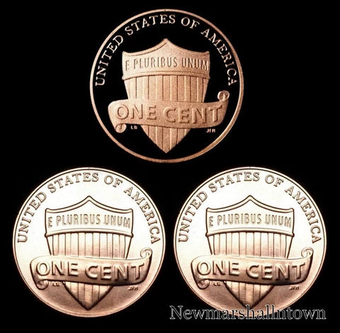 2014 P+D+S Lincoln Shield Set ~ Mint Proof & PD Uncirculated from Bank Rolls Cover