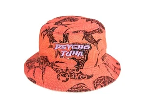 Secchiello UOMO SPIAGGIA pesce tribale raggio arancione PSYCHO TONNO TAGLIA UNICA - Foto 1 di 4