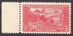 #618 SUPERB MNH OG-2c LEXINGTON-CONCORD SERIES-WITH SELVAGE GEM STAMP!-REM 618-2 - Picture 1 of 2