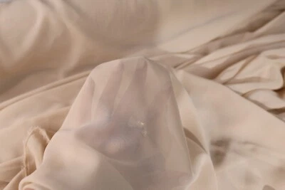 Black Hi Multi Chiffon Fabric - 60" Wide Sheer Fabric Soft and Matte 1115-K - Image 1 of 4