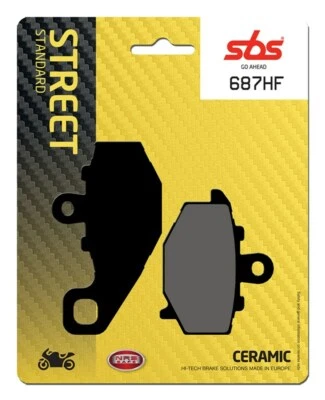 SBS 687HF PASTIGLIE FRENO POSTERIORE KAWASAKI ZX10R NINJA 1000 2010 Foto 1 de 4