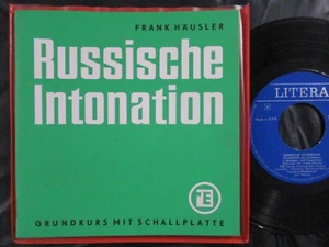 INTONAZIONE RUSSA Häusler - 2° Edizione / SP + libretto DDR 1974 LITERA 570073 - Foto 1 di 3