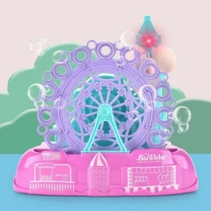 AKIS Dream Kids Riesenrad Seifenblasenmaschine mit Musik Lila Spinning Outdoor - Bild 1 von 8