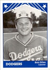 1983 Vero Beach Dodgers TCMA #15 Bob Gilles Geneva New York NY Baseball Card
