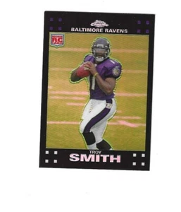 Topps Chrome Refractors #TC169 2007 Troy Smith Baltimore Ravens - Imagen 1 de 1
