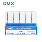 Dmxdent Dental Diamond Burs Fg For High Speed Extra Flame Taper Straight Tf-11