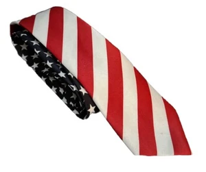 USA Flag Necktie Ties Blue Red White Blue - Picture 1 of 2