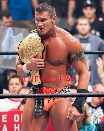 ФОТОГРАФИЯ РЕСТЛЕРА РЭНДИ ОРТОНА 8 X 10 РЕСТЛИНГ WWF - Изображение 1 из 1