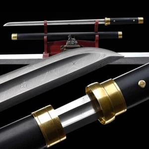 Tang Jian Big Blood Groove rotierende gefaltete Stahlklinge chinesisches KUNGFU Schwert Messer - Bild 1 von 9