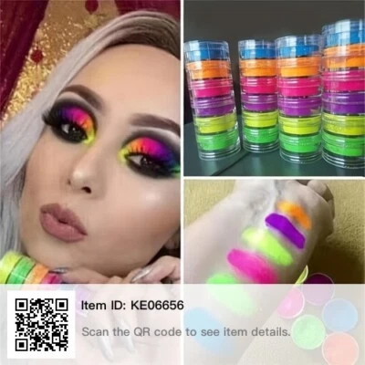 multi use tight seal good for travel fun flirty brightNeon Eyeshadow Palette Glo - Image 1 of 4