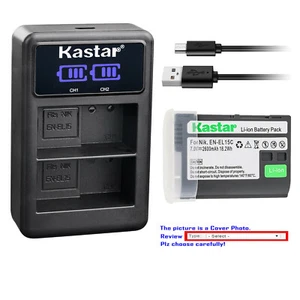 Kastar Battery LED2 Charger for Nikon Z 5, Z5, Z 6, Z6 Z6 II, Z 7, Z7 Z7 II Z7Q3 - Picture 1 of 11