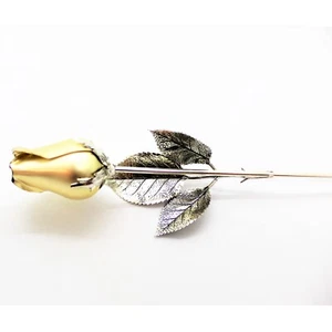 Rose Jaune en Argent - Bild 1 von 2