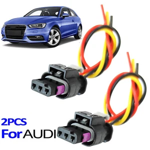 2x_Parking Sensor 3-PIN Plug Connector For AUDI A3 A4 A5 A6 A8 Q2 Q3 Q5 Q7 TT R8 - Picture 1 of 9