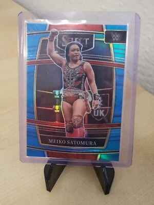 MEIKO SATOMURA 2022 WWE Panini Select BLUE PRIZM CONCOURSE 207/299 NXT UK - Image 1 of 3