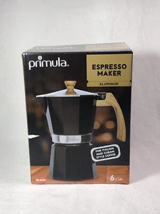 Primula Stovetop Espresso Coffee Maker Aluminum 6-cup Stovetop Cuban Italian - Picture 1 of 13