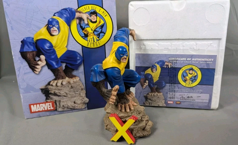 Diamond Select Marvel Beast Statue Silver Age Limited Edition Of 3000 - Image 1 of 4