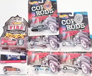 Konvolut 7 Hot Wheels "Cop Rods" / Feuerwehr 1:64 Diecast Autos - Neu - Bild 1 von 1