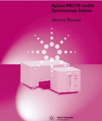 Agilent 8453 UV-visible Spectroscopy System   Service Manual - Image 1 of 4