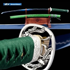 Full Tang Manganese Steel Roast Blue Sharp Japanese Samurai Katana Sword -Q7921 - Picture 1 of 12