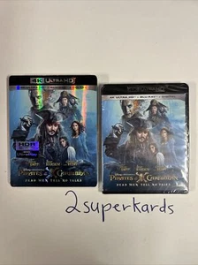 Pirates of the Caribbean: Dead Men Tell No Tales 4K UHD w/ VG Slip -Ships Boxed - Picture 1 of 19