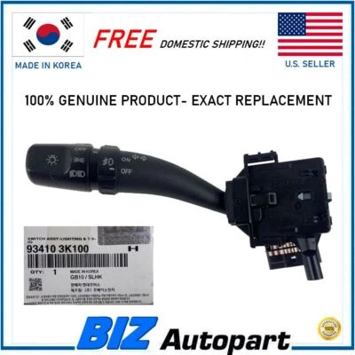 GENUINE ! LIGHTING TURN SIGNAL SWITCH FOR 2006 HYUNDAI SONATA OE# 93410-3K100 - Imagem 1 de 4