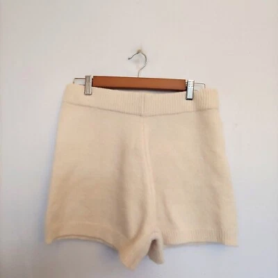 Pantalones Cortos Pullup By Together Mezcla Lana Crema Medianos Nuevos con Etiquetas Foto 1 de 4