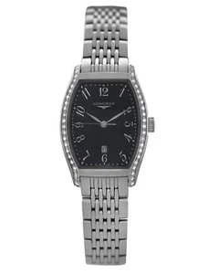 Longines Evidenza L2.155.0.53.6 Diamonds Date Stainless Steel 26MM Ladies Quartz - Picture 1 of 11
