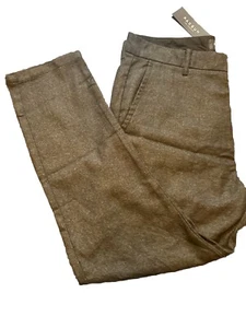 New PacSun Men’s Dark Gray Crop Slim  Tapered Preppy Dress Pants 31 - Picture 1 of 3