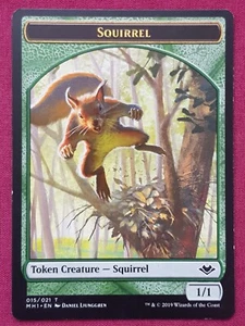 Magic The Gathering MODERN HORIZONS MH1 SQUIRREL GOBLIN token card MTG - Bild 1 von 2