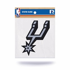 San Antonio Spurs Static Cling Shape Cut Auto Decal Car Sticker SSCM