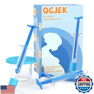 QGJEK at Home Insemination Kit, Sterile Designed Comfort Minimal Waste Artifi - Picture 1 of 5