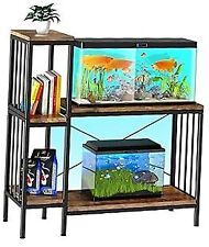  20-29 Gallon Fish Tank Stand: Aquarium Stand with Shelves for Fish Tank 