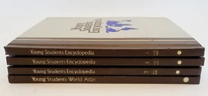 Young Students Encyclopedia Volumes 1, 2, 3, World Atlas (Hardcover, 1982) Set - Imagen 1 de 8