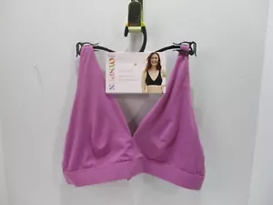 Joyspun Bra Womens Large Pink Bralette Wireless Hook eye Back Polyamide New - Picture 1 of 10